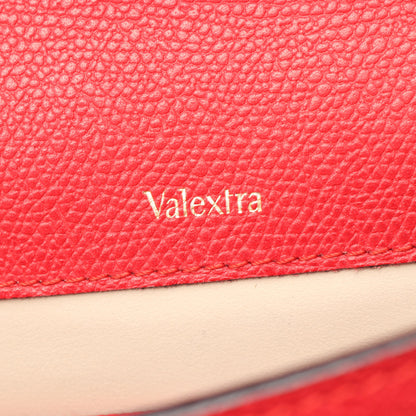 ミニ イジィデ 2WAY ショルダーバッグ レザー レッド ヴァレクストラ バッグ Valextra