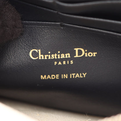 SADDLE サドル オブリーク チェーンウォレット キャンバス レザー ベージュ ネイビー クリスチャンディオール バッグ Christian Dior