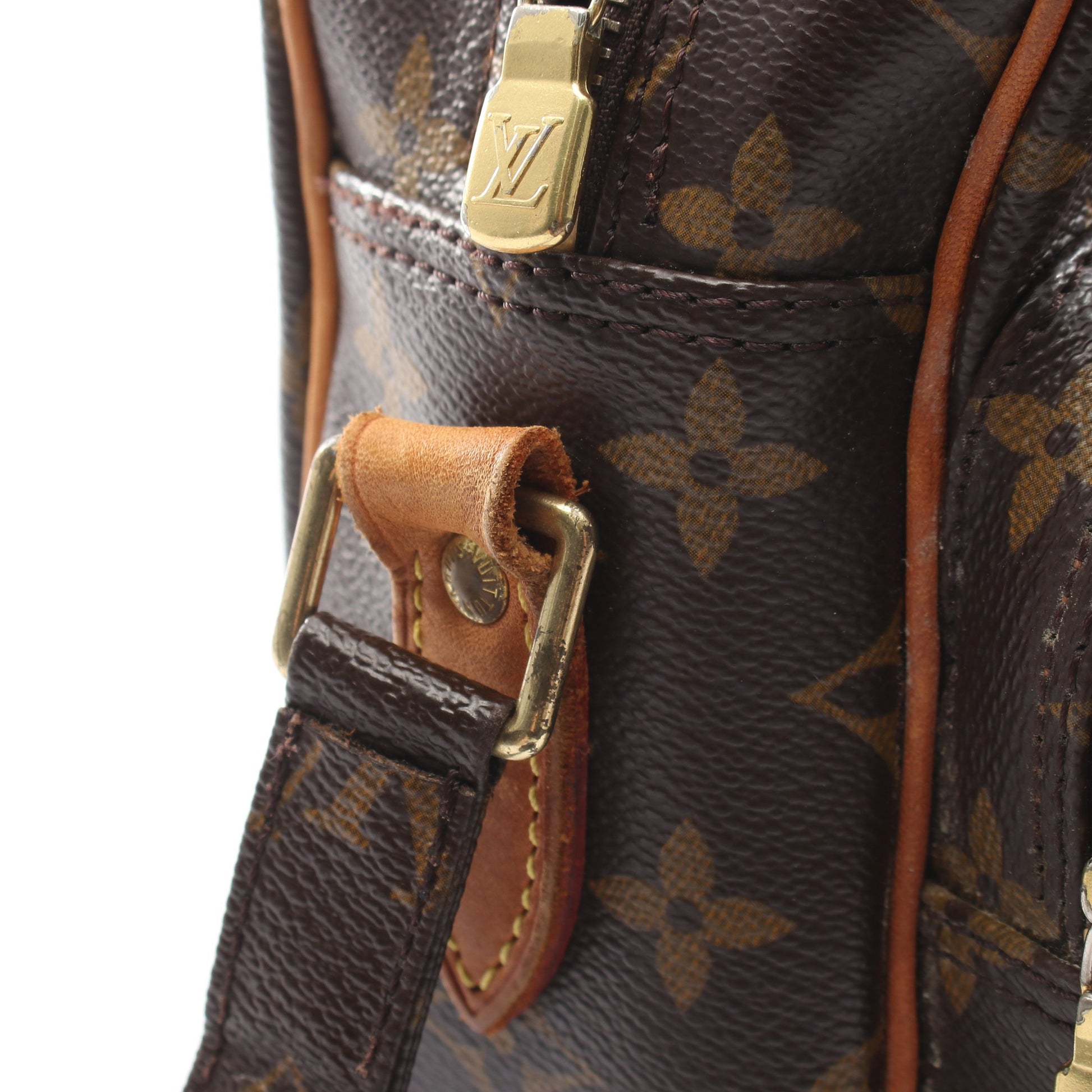 ナイル モノグラム ショルダーバッグ PVC レザー ブラウン ルイヴィトン バッグ LOUIS VUITTON