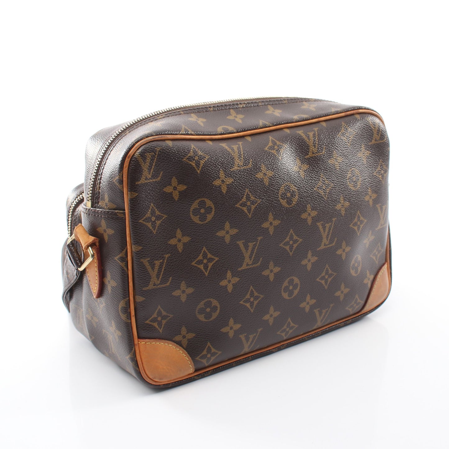 ナイル モノグラム ショルダーバッグ PVC レザー ブラウン ルイヴィトン バッグ LOUIS VUITTON