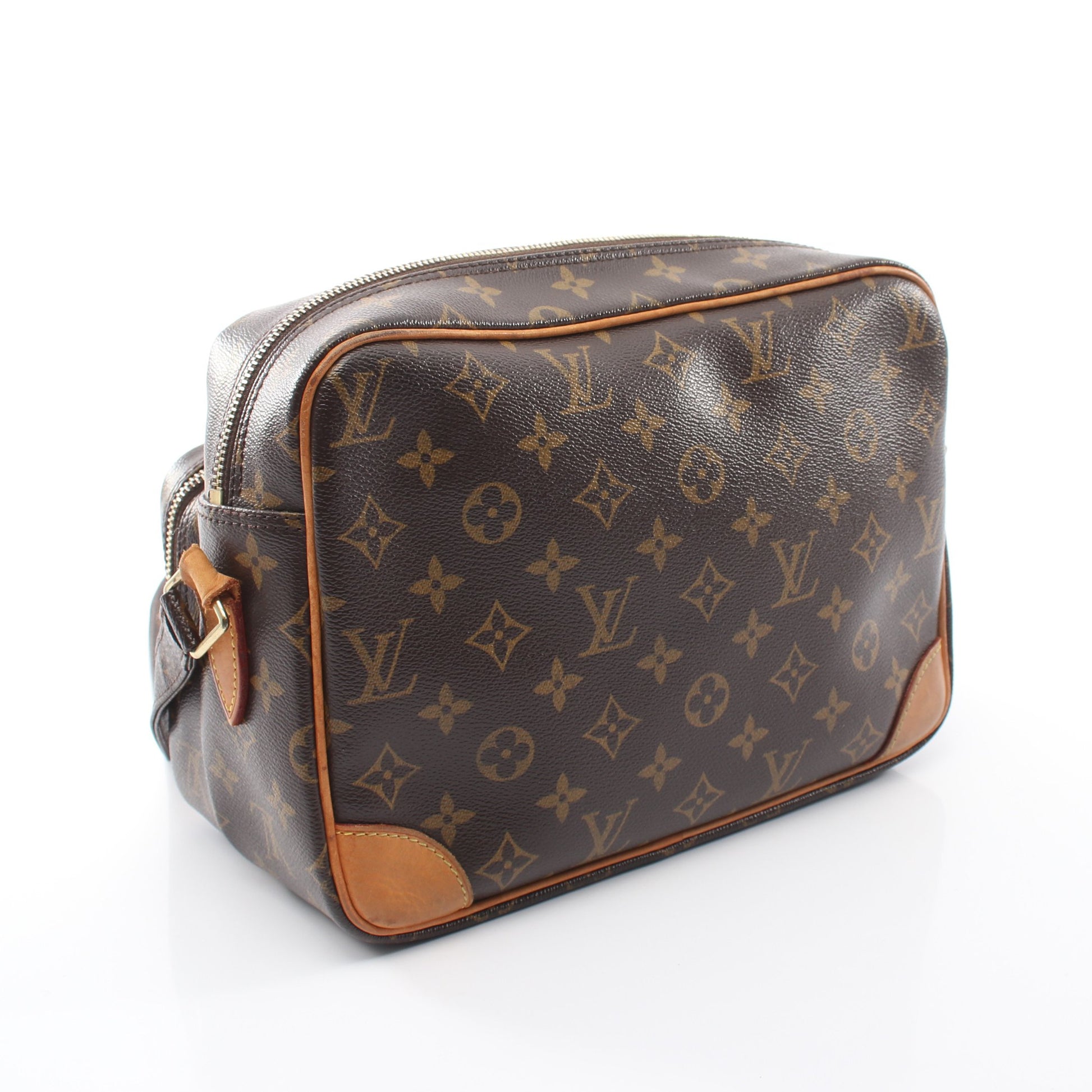 ナイル モノグラム ショルダーバッグ PVC レザー ブラウン ルイヴィトン バッグ LOUIS VUITTON