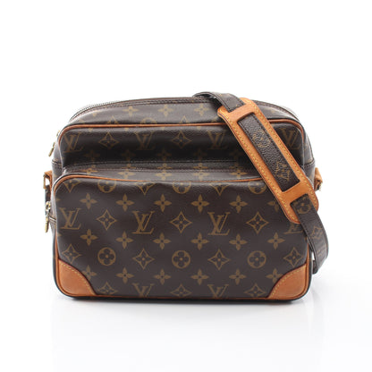 ナイル モノグラム ショルダーバッグ PVC レザー ブラウン ルイヴィトン バッグ LOUIS VUITTON