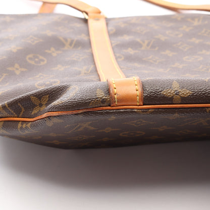 サックショッピング モノグラム ショルダーバッグ トートバッグ PVC レザー ブラウン ルイヴィトン バッグ LOUIS VUITTON