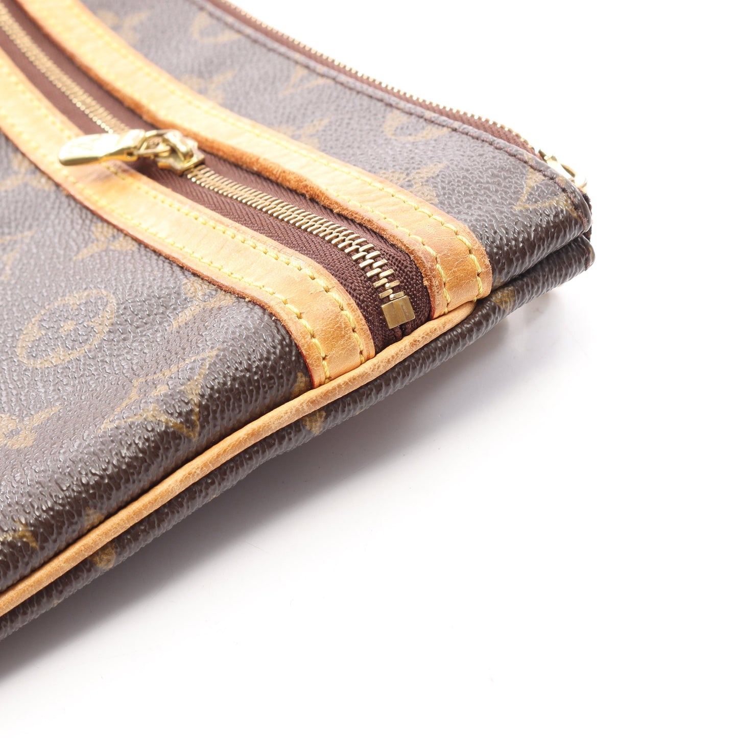 ポシェットボスフォール モノグラム ショルダーバッグ PVC レザー ブラウン ルイヴィトン バッグ LOUIS VUITTON