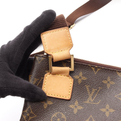ポシェットボスフォール モノグラム ショルダーバッグ PVC レザー ブラウン ルイヴィトン バッグ LOUIS VUITTON