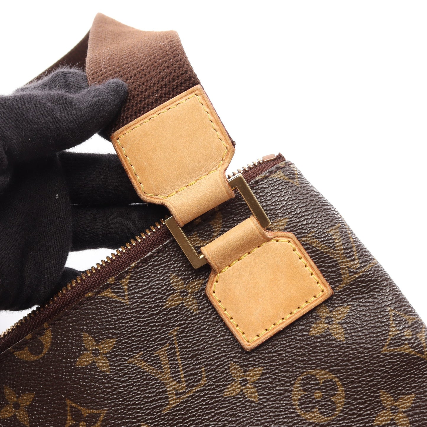 ポシェットボスフォール モノグラム ショルダーバッグ PVC レザー ブラウン ルイヴィトン バッグ LOUIS VUITTON