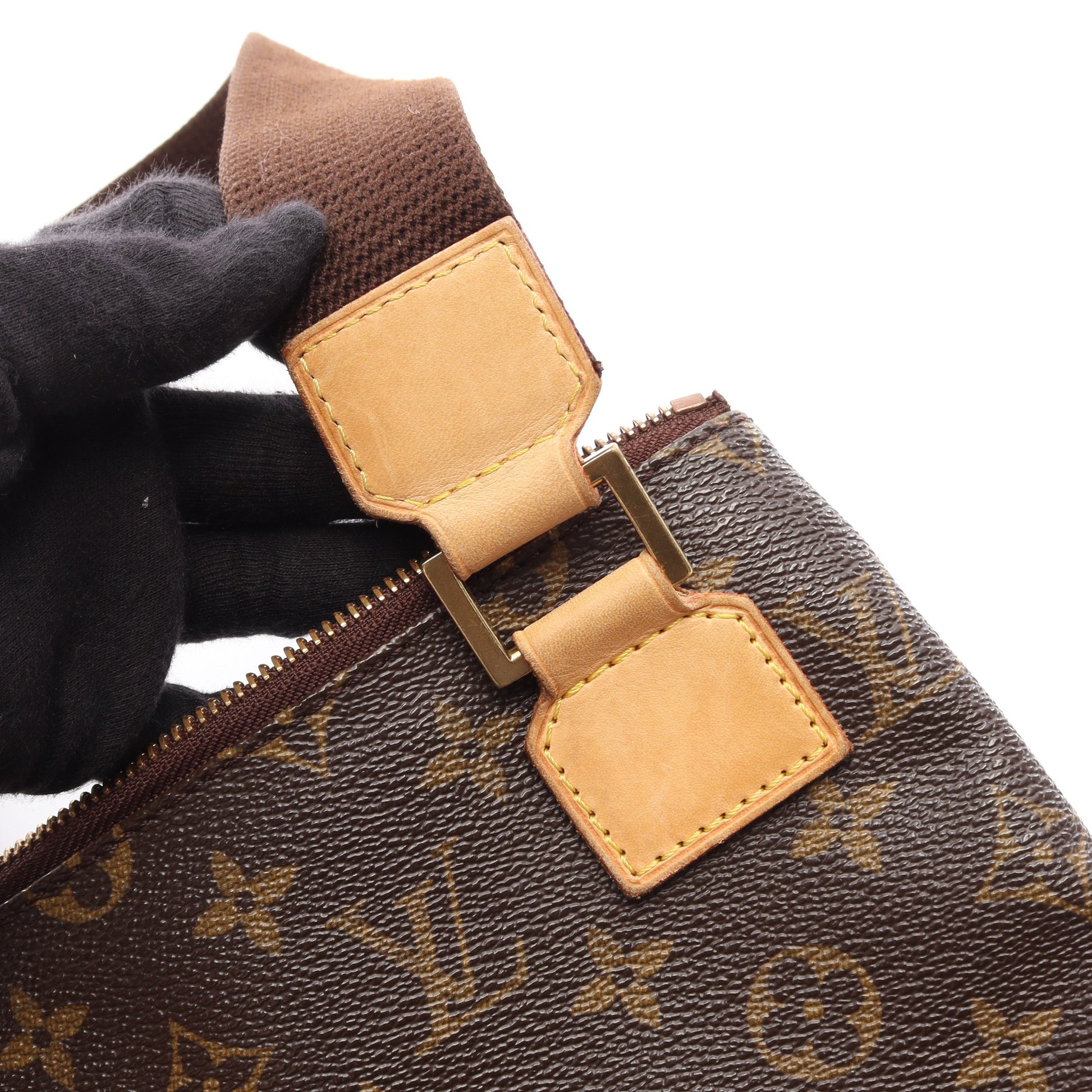 ポシェットボスフォール モノグラム ショルダーバッグ PVC レザー ブラウン ルイヴィトン バッグ LOUIS VUITTON