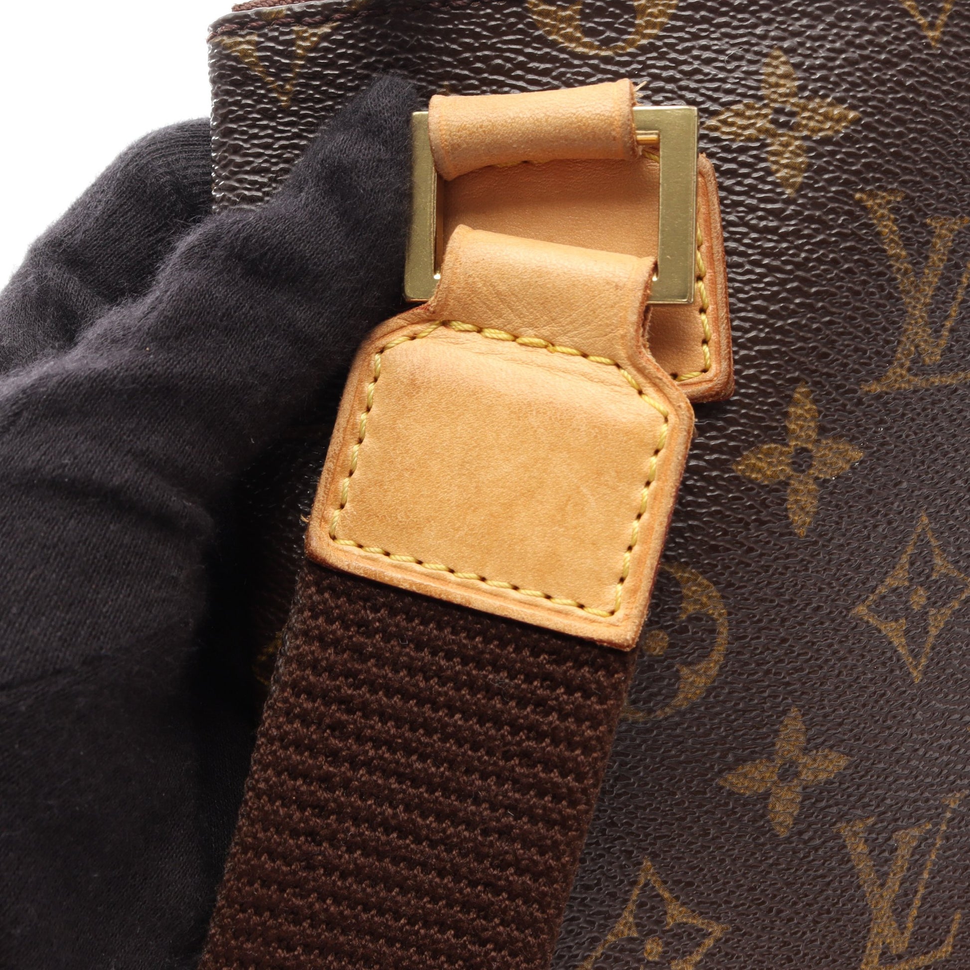 ポシェットボスフォール モノグラム ショルダーバッグ PVC レザー ブラウン ルイヴィトン バッグ LOUIS VUITTON