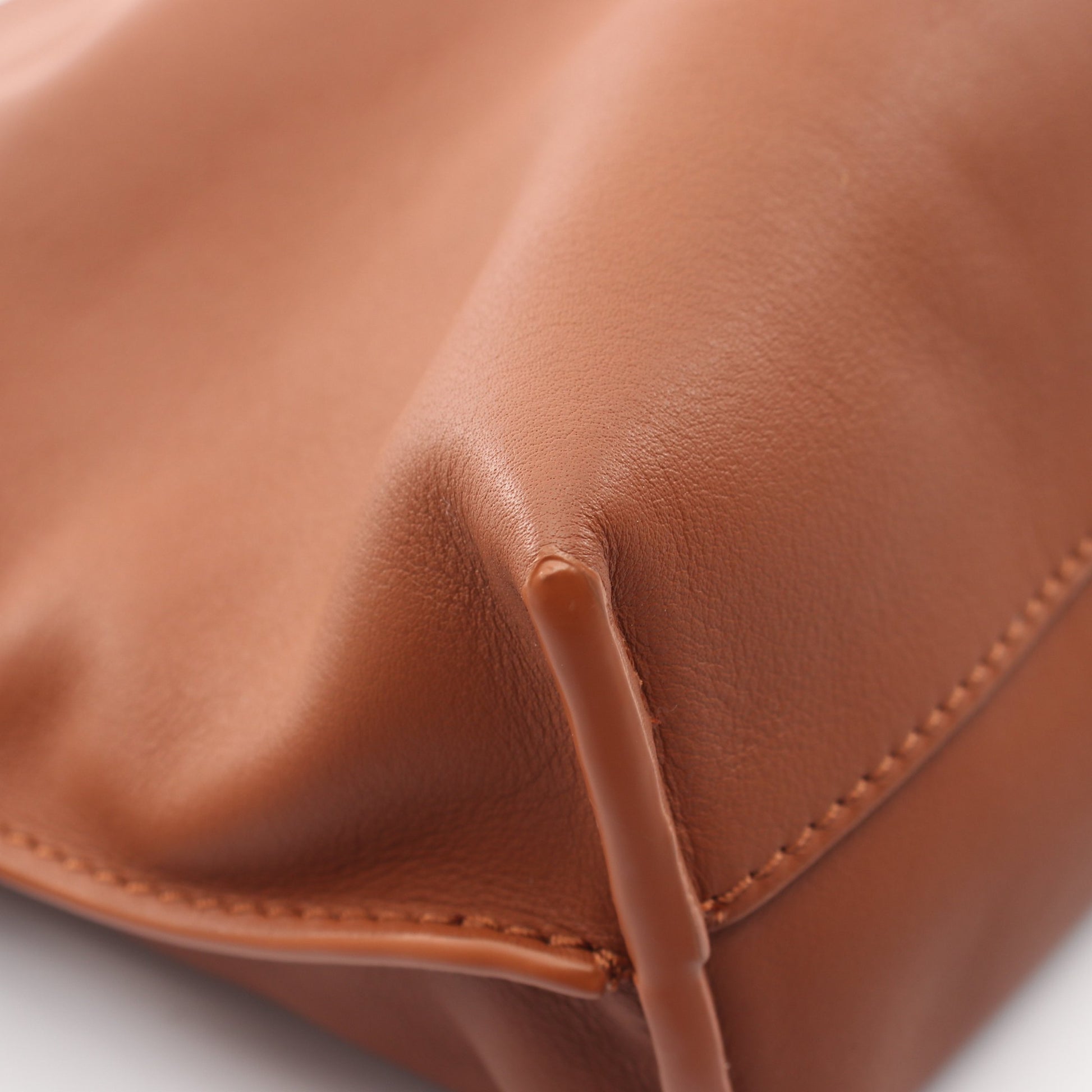 フラメンコクラッチ ミニ ショルダーバッグ レザー ブラウン ロエベ バッグ LOEWE