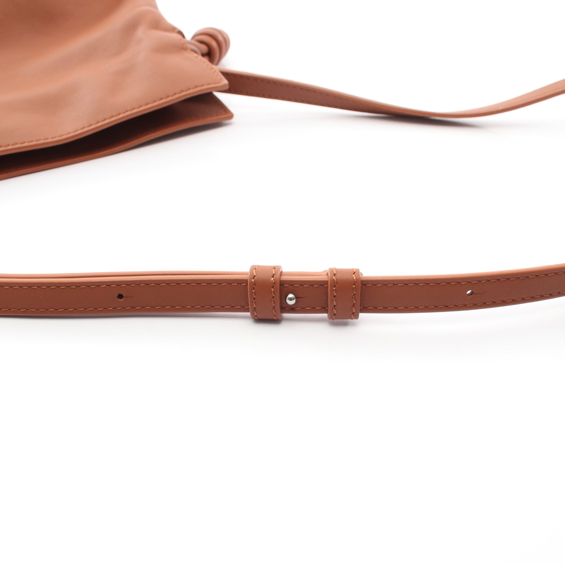 フラメンコクラッチ ミニ ショルダーバッグ レザー ブラウン ロエベ バッグ LOEWE