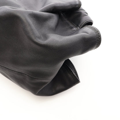 ナッパアイレ ハンドバッグ レザー ブラック ロエベ バッグ LOEWE