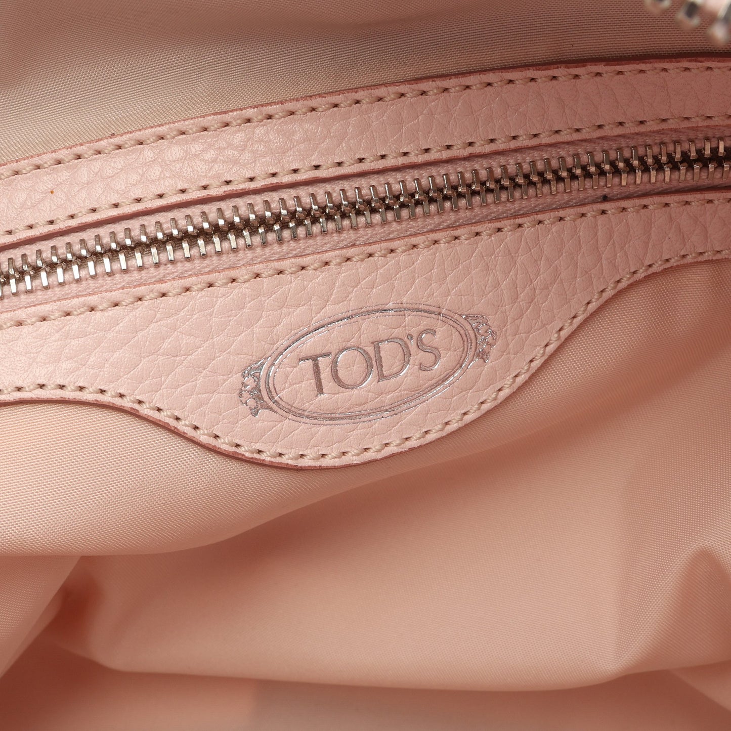 ゴンミーニ 2WAY ハンドバッグ レザー ライトピンク トッズ バッグ TOD'S