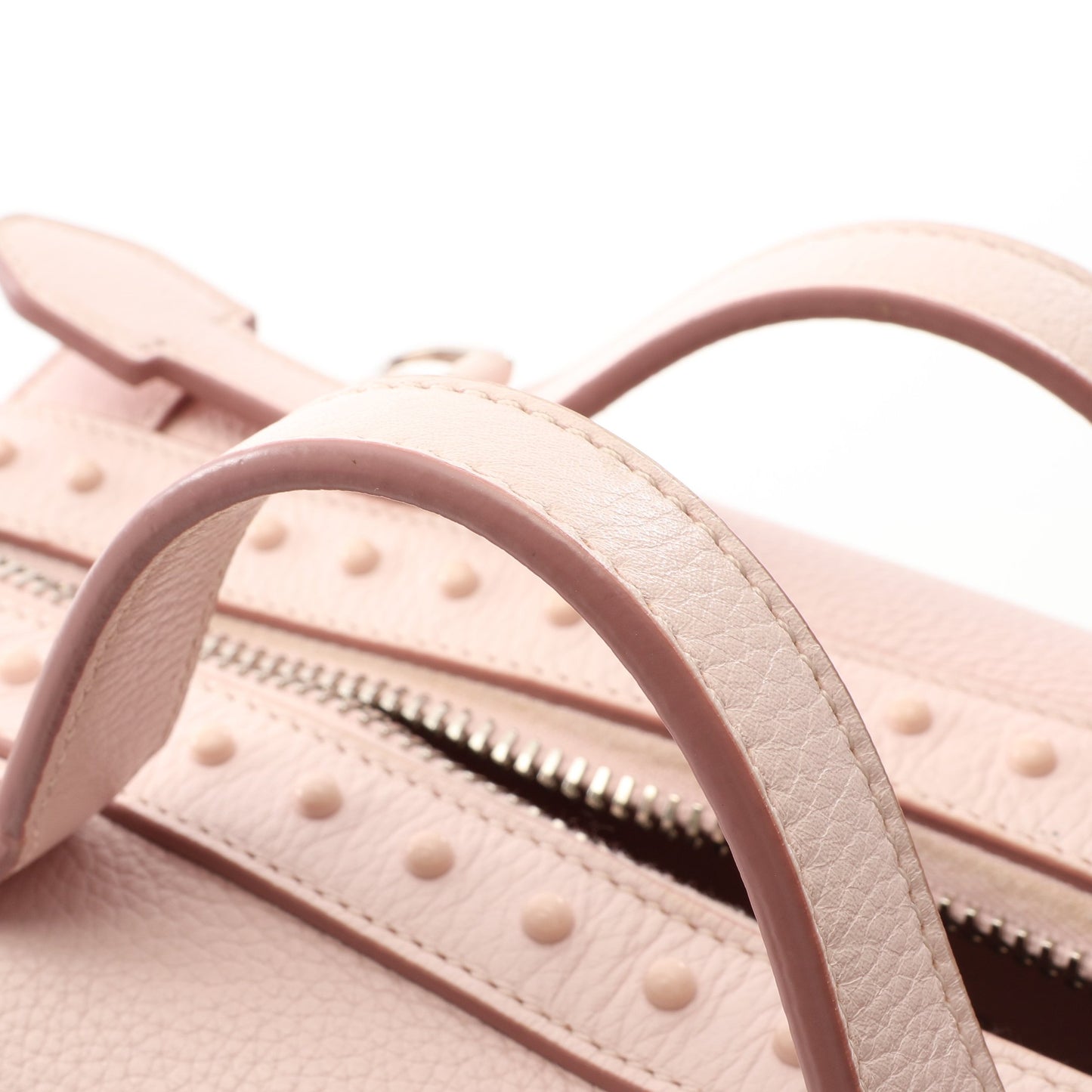 ゴンミーニ 2WAY ハンドバッグ レザー ライトピンク トッズ バッグ TOD'S