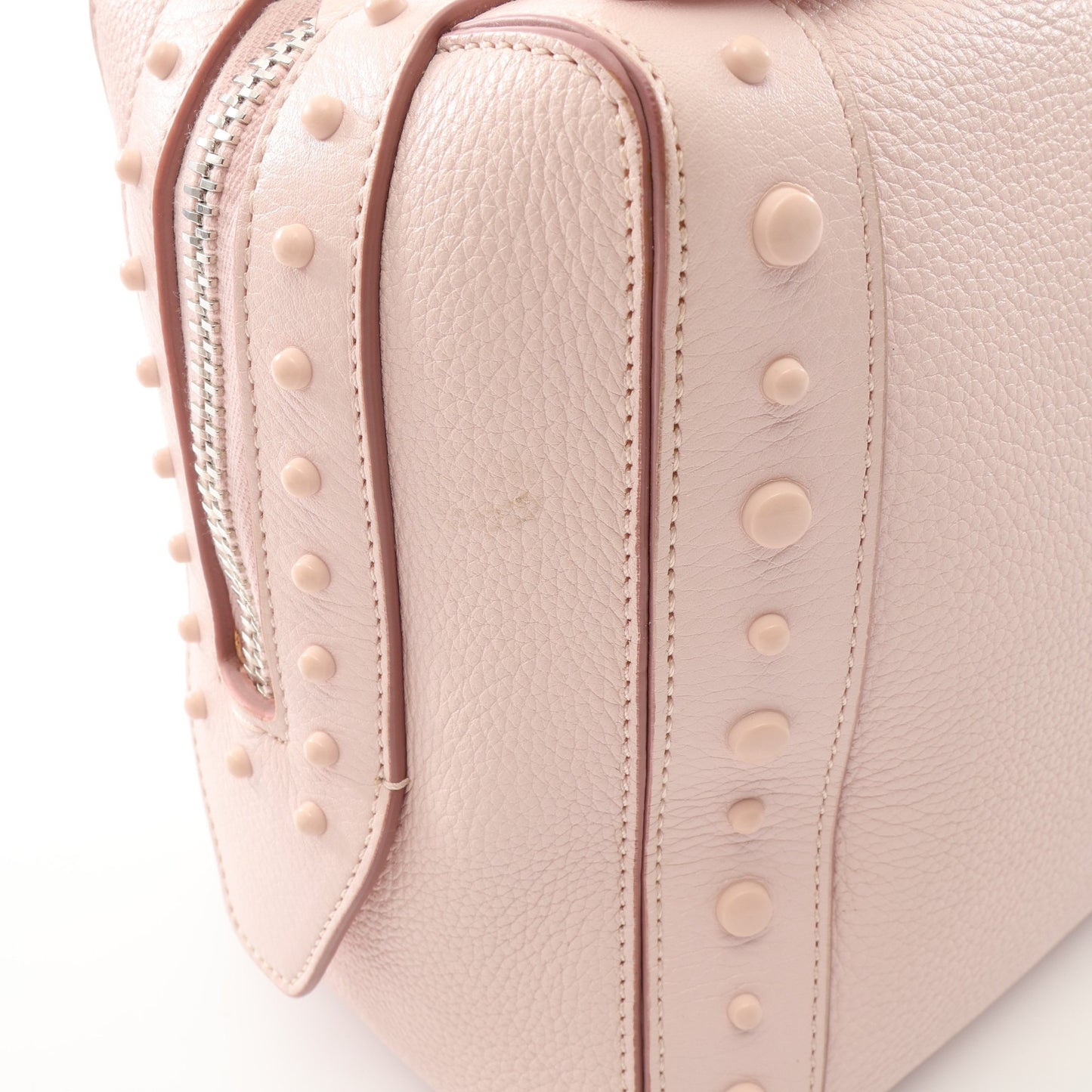 ゴンミーニ 2WAY ハンドバッグ レザー ライトピンク トッズ バッグ TOD'S
