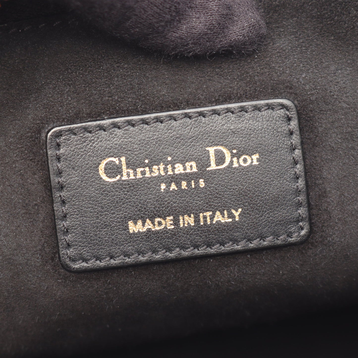 STRIPE POUCH クラッチバッグ レザー ブラック クリスチャンディオール バッグ Christian Dior