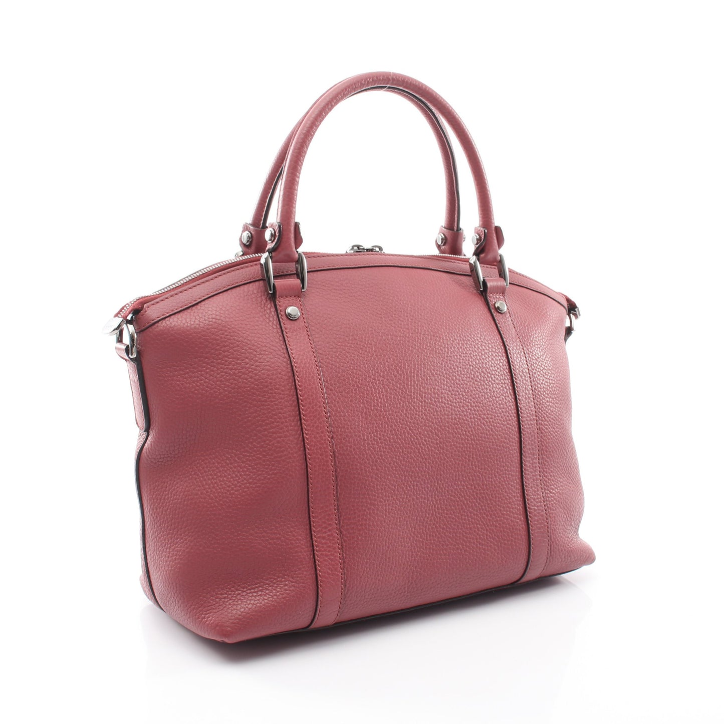インターロッキングG 2WAY ハンドバッグ トートバッグ レザー バーガンディ グッチ バッグ GUCCI