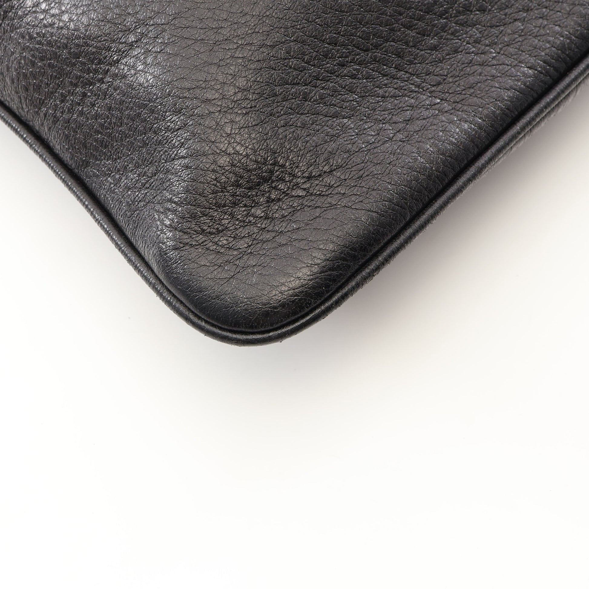ロゴ ショルダーバッグ レザー ブラック プラダ バッグ PRADA