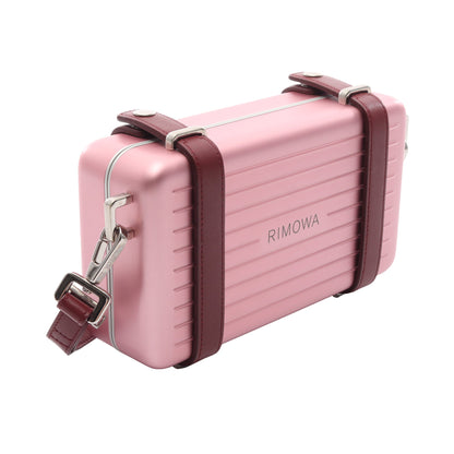 Christian Dior × RIMOWA パーソナルクラッチバッグ ショルダーバッグ ショルダーウォレット アルミニウム レザー ピンク バーガンディ クリスチャンディオール バッグ Christian Dior