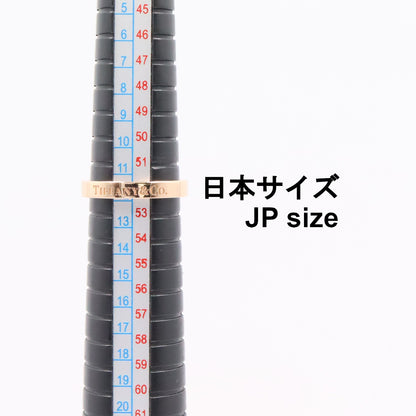 フラット バンド リング リング 指輪 K18PG ピンクゴールド ティファニー