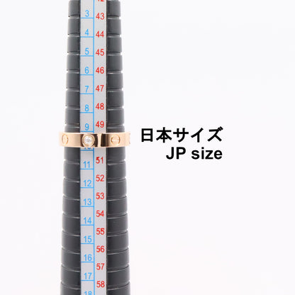 ミニラブリング 1PD リング 指輪 K18PG ダイヤモンド ピンクゴールド クリア カルティエ