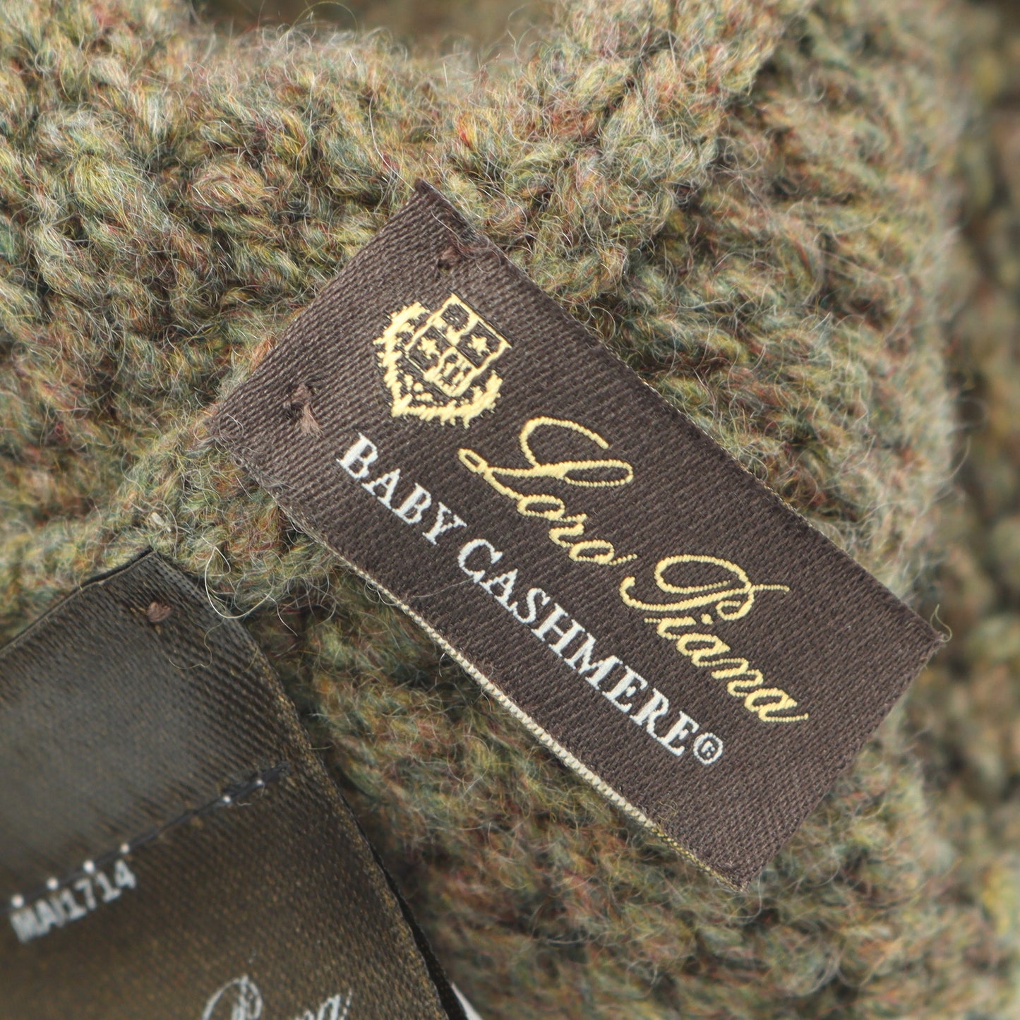 ユングフラウ ニット帽 ビーニー カシミヤ カーキグリーン ロロピアーナ 財布・小物 Loro Piana