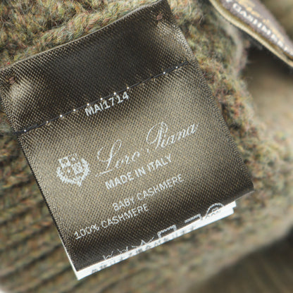 ユングフラウ ニット帽 ビーニー カシミヤ カーキグリーン ロロピアーナ 財布・小物 Loro Piana