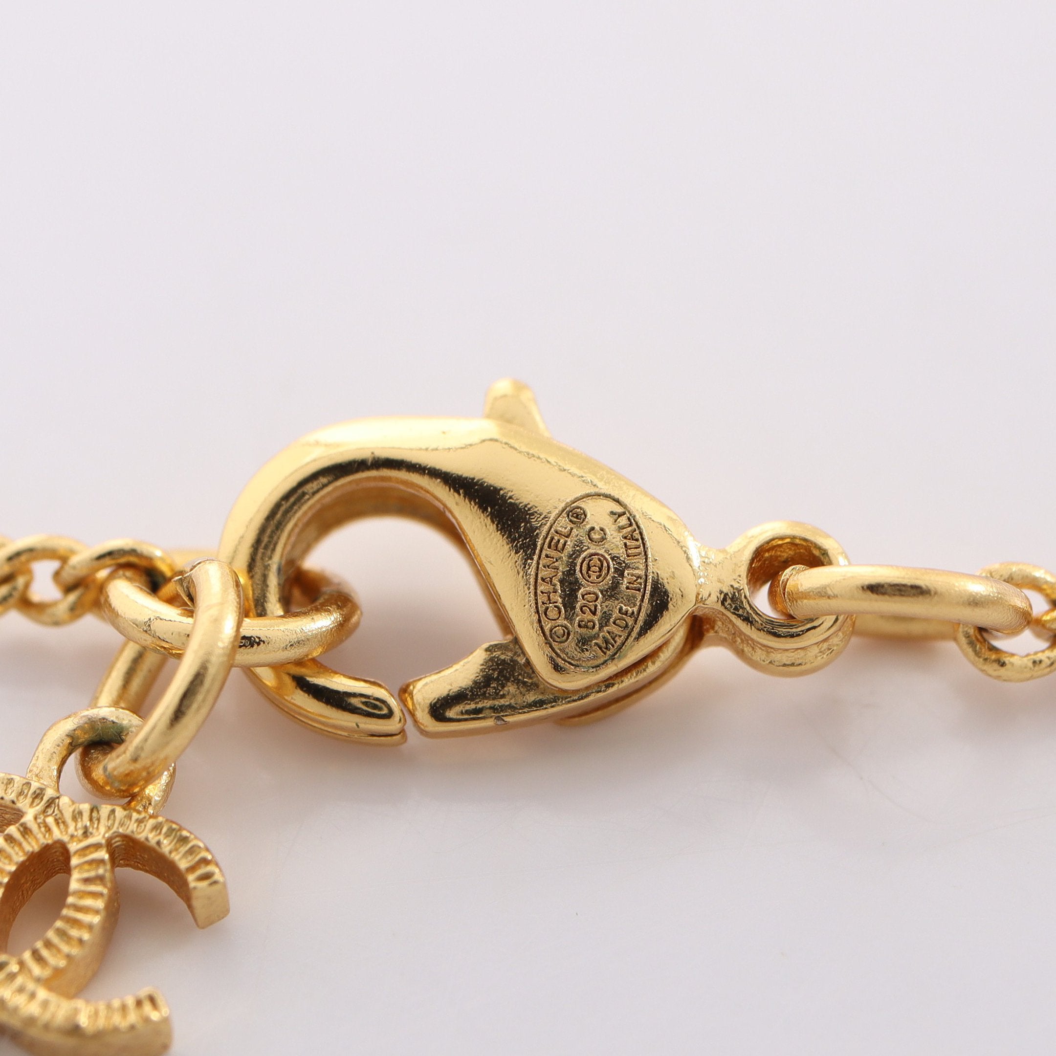 CHANEL ココマーク 98P ネックレス GP×パール ゴールド オールド