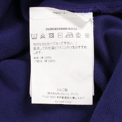 ポロシャツ コットン ブルー モンクレール