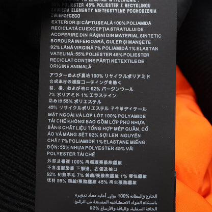Re-Nylon 三角プレート ブルゾン ボンバージャケット ナイロン ブラック プラダ