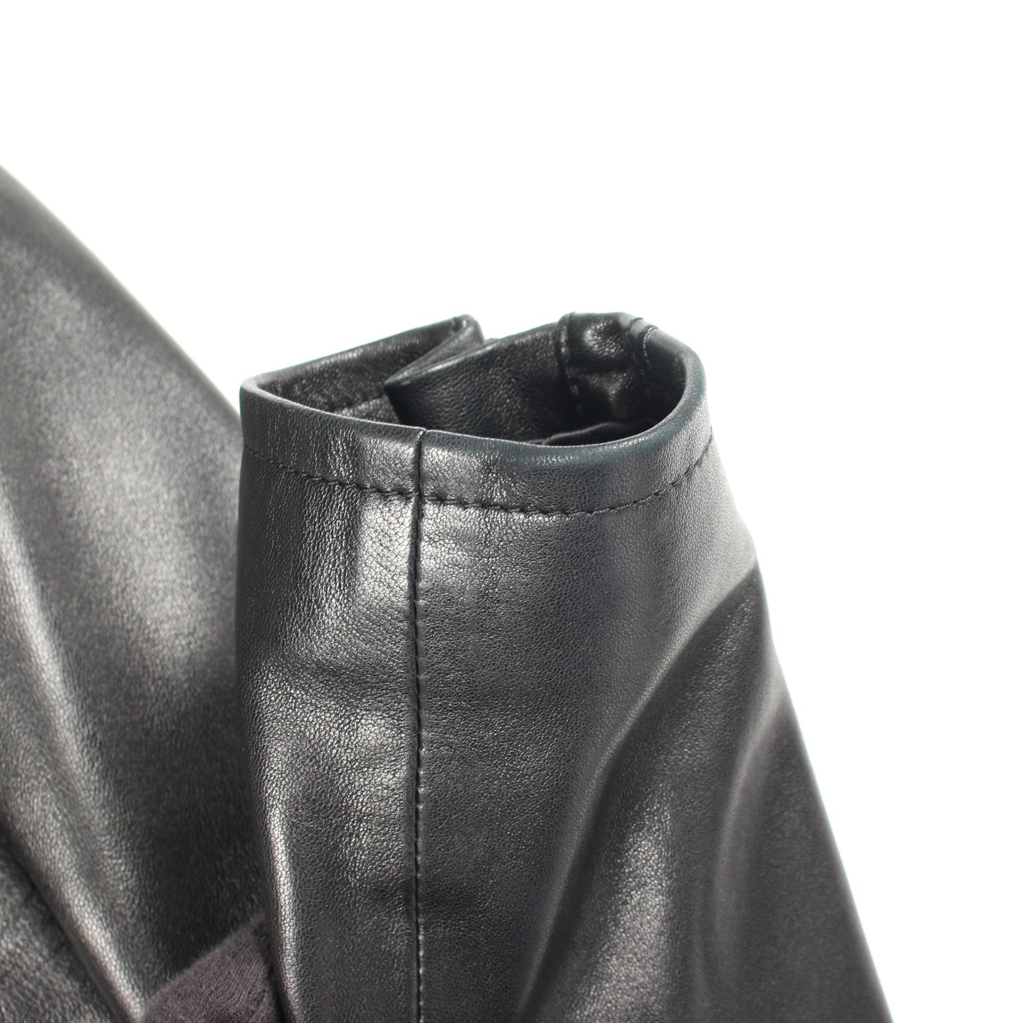 CLASSIC MOTORCYCLE JACKET ダブル ライダースジャケット レザー ブラック サンローランパリ