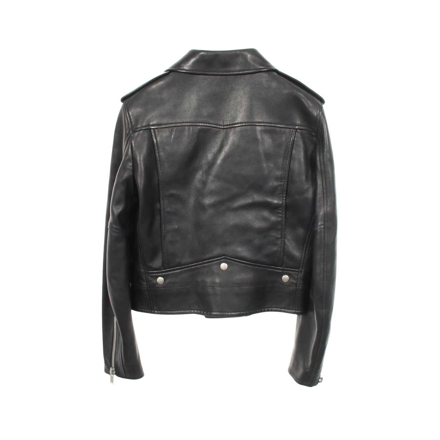 CLASSIC MOTORCYCLE JACKET ダブル ライダースジャケット レザー ブラック サンローランパリ