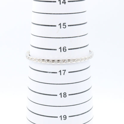 ココクラッシュ ダイヤ ブレスレット M ブレスレット K18WG ダイヤモンド ホワイトゴールド クリア シャネル アクセサリー CHANEL