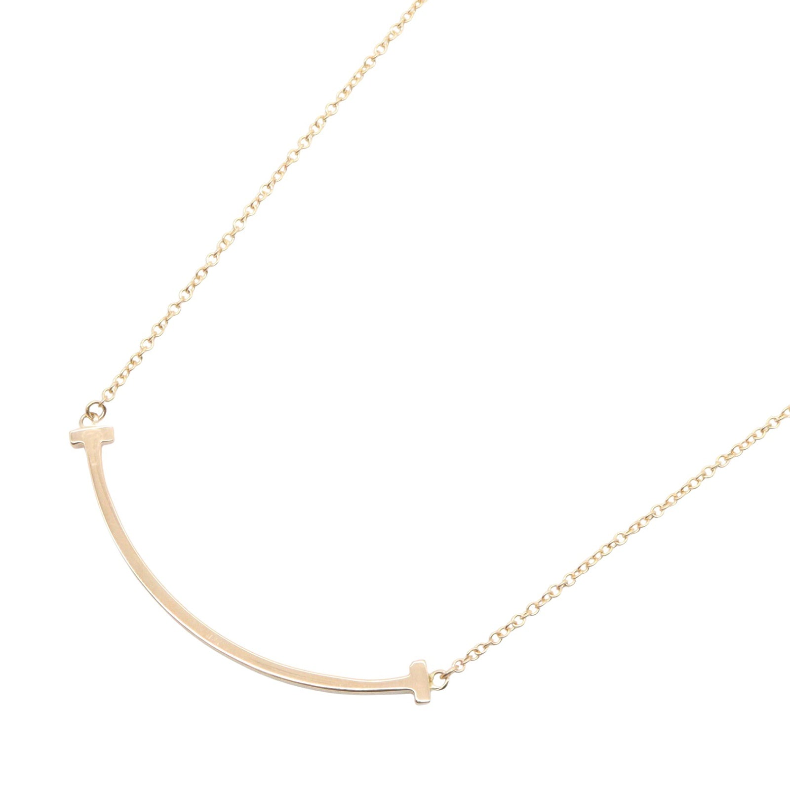 Tスマイル スモール ネックレス ネックレス K18PG ピンクゴールド ティファニー アクセサリー TIFFANY & Co.