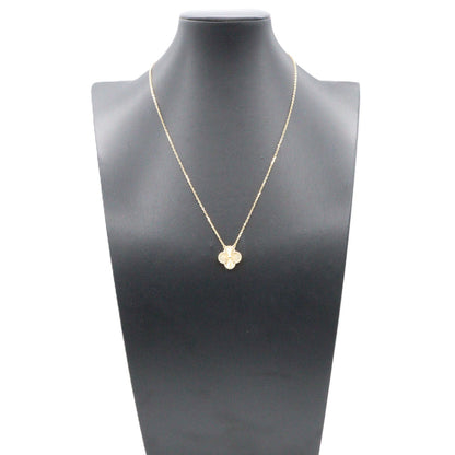 ヴィンテージアルハンブラ ギヨシェ ネックレス K18YG イエローゴールド ヴァンクリーフアンドアーペル アクセサリー Van Cleef & Arpels