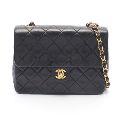 ミニマトラッセ20 チェーンショルダーバッグ ラムスキン ブラック ゴールド金具 シャネル バッグ CHANEL