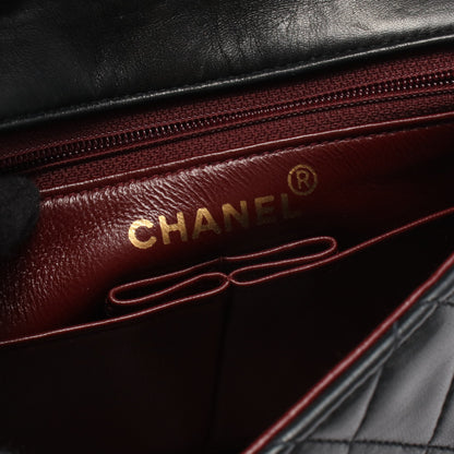 ミニマトラッセ20 チェーンショルダーバッグ ラムスキン ブラック ゴールド金具 シャネル バッグ CHANEL