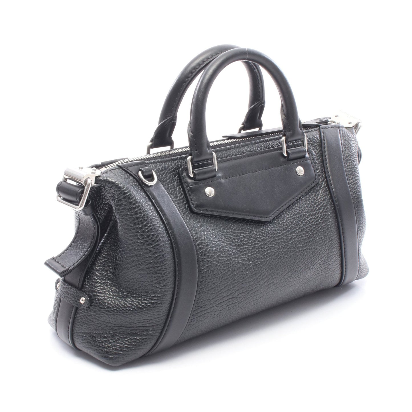 LV バイカーPM ノワール 2WAY ハンドバッグ レザー ブラック ルイヴィトン