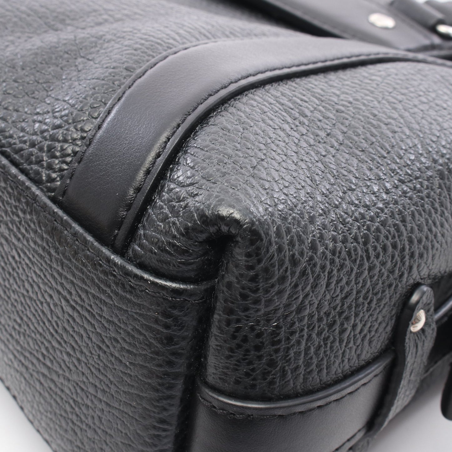 LV バイカーPM ノワール 2WAY ハンドバッグ レザー ブラック ルイヴィトン