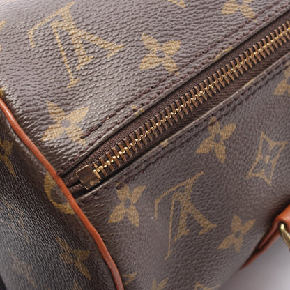 パピヨン30 モノグラム 旧型 ハンドバッグ PVC レザー ブラウン ルイヴィトン バッグ LOUIS VUITTON