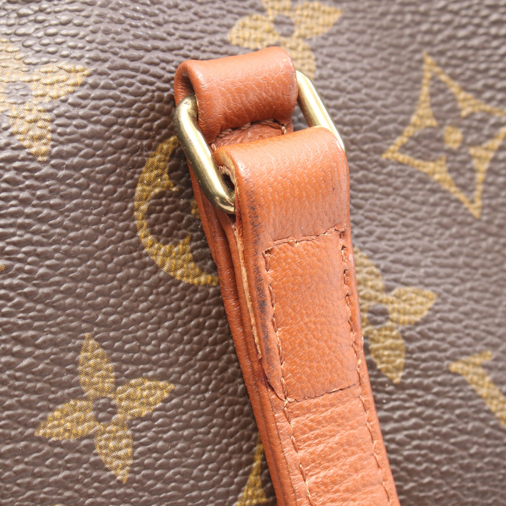 パピヨン30 モノグラム 旧型 ハンドバッグ PVC レザー ブラウン ルイヴィトン バッグ LOUIS VUITTON