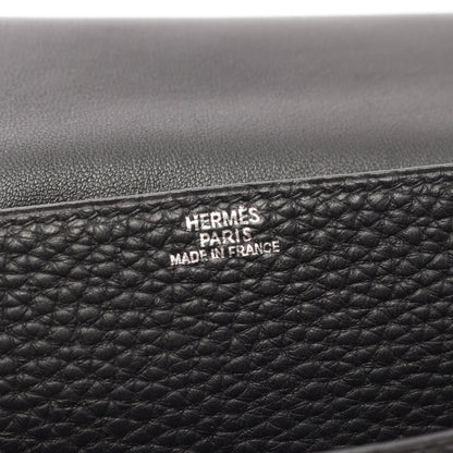 ドゴン ウエストポーチ ウエストバッグ トゴ ブラック シルバー金具 □J刻印 エルメス