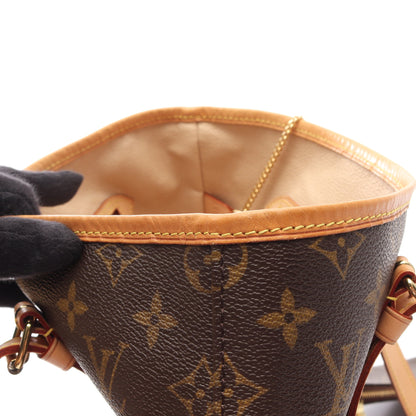 バケットGM モノグラム ショルダーバッグ PVC レザー ブラウン ルイヴィトン バッグ LOUIS VUITTON