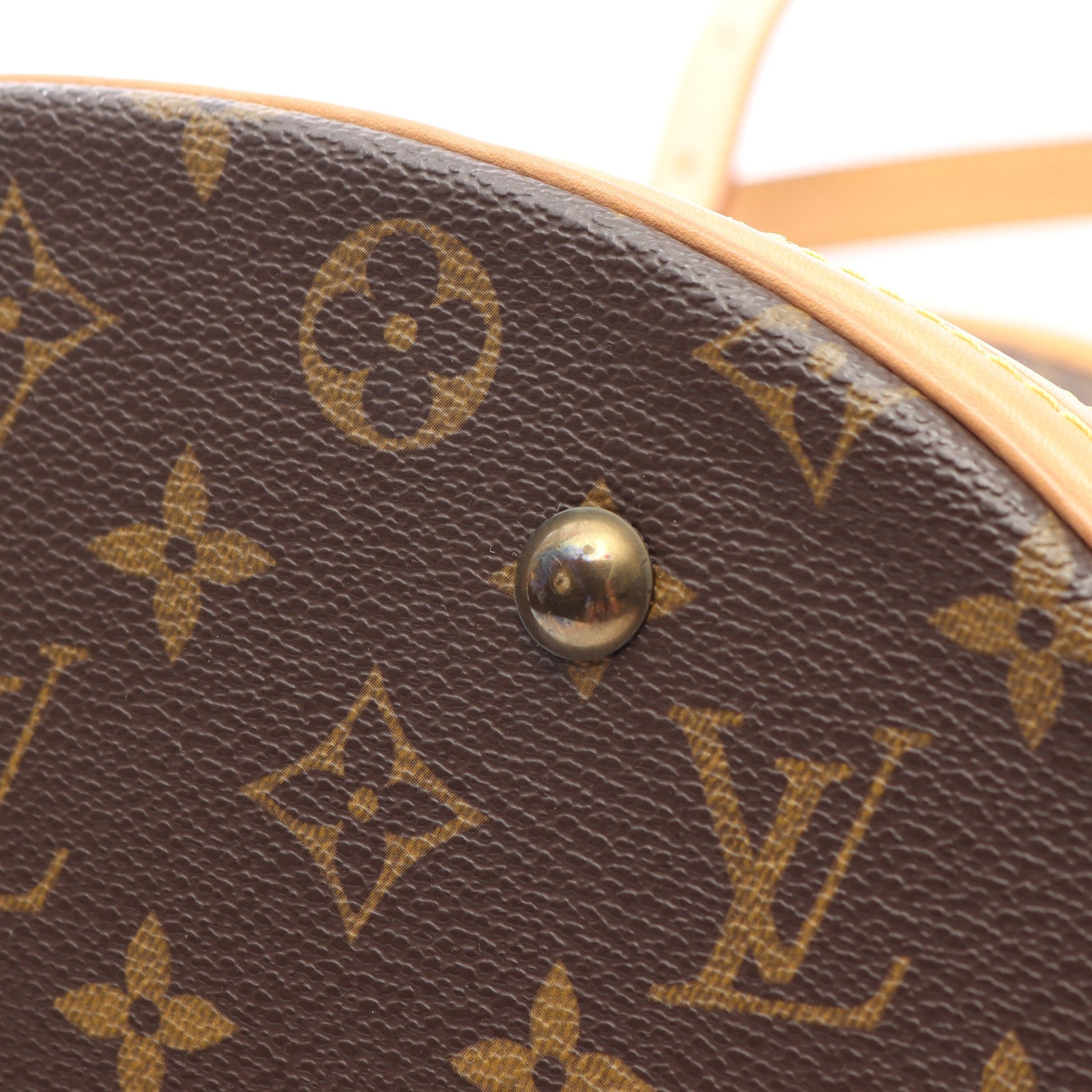 バケットGM モノグラム ショルダーバッグ PVC レザー ブラウン ルイヴィトン バッグ LOUIS VUITTON