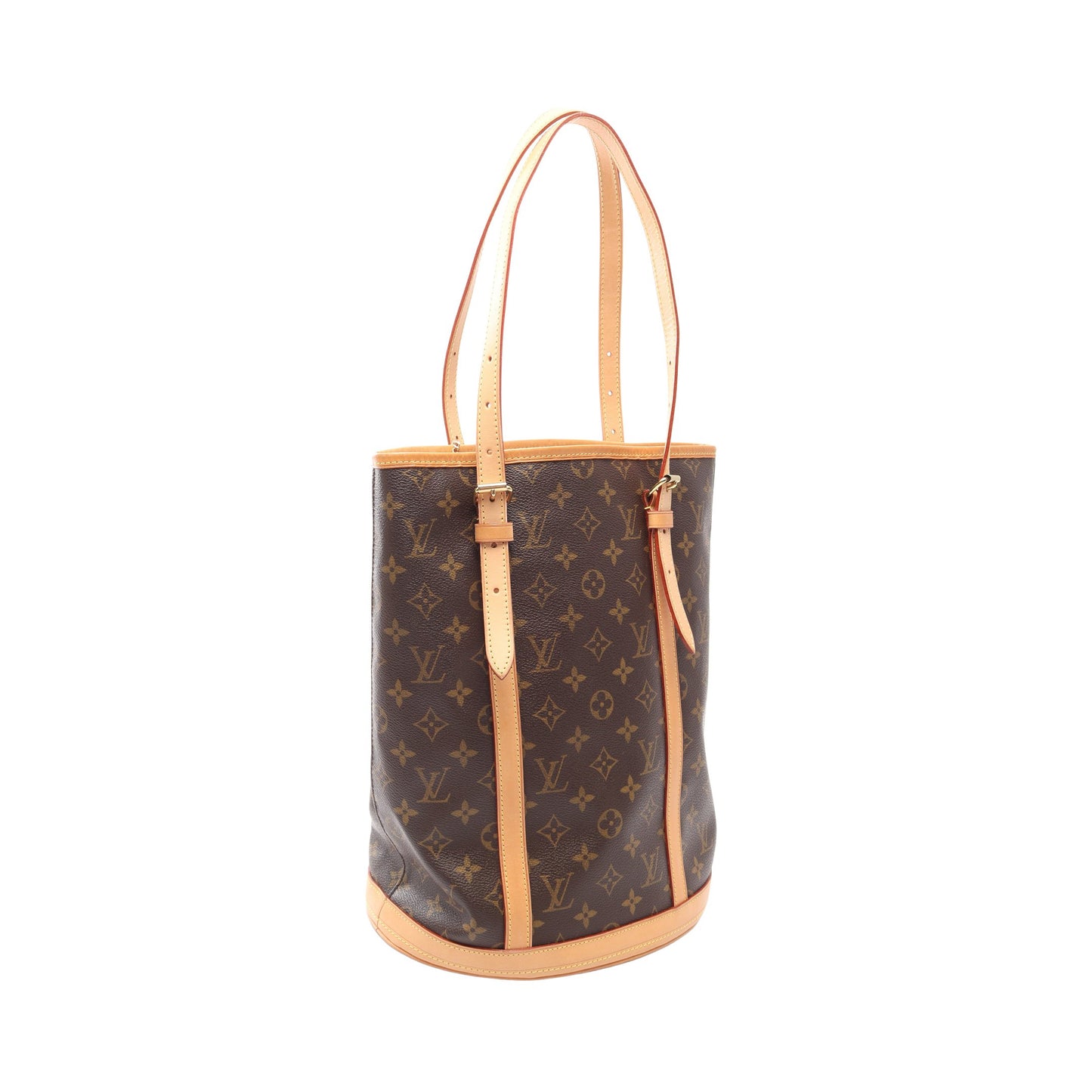 バケットGM モノグラム ショルダーバッグ PVC レザー ブラウン ルイヴィトン バッグ LOUIS VUITTON