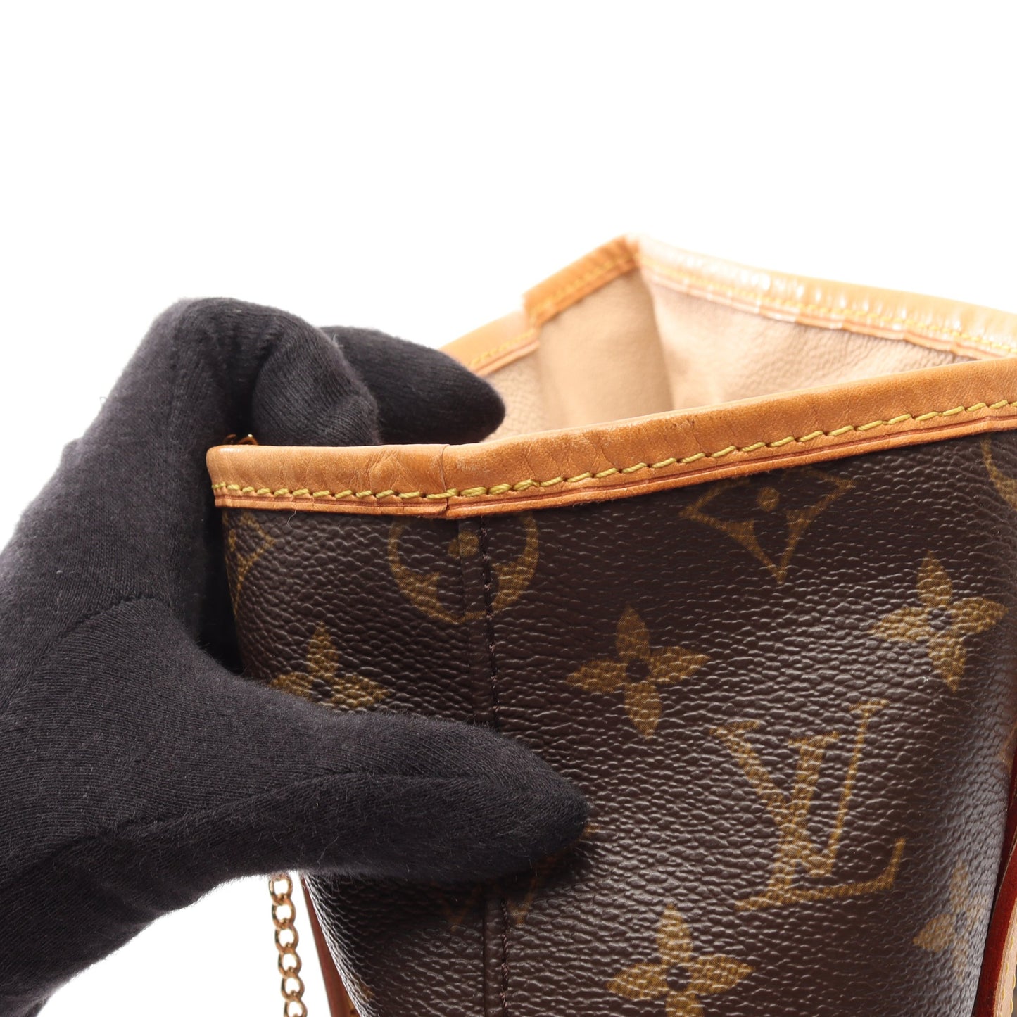 バケットGM モノグラム ショルダーバッグ PVC レザー ブラウン ルイヴィトン バッグ LOUIS VUITTON