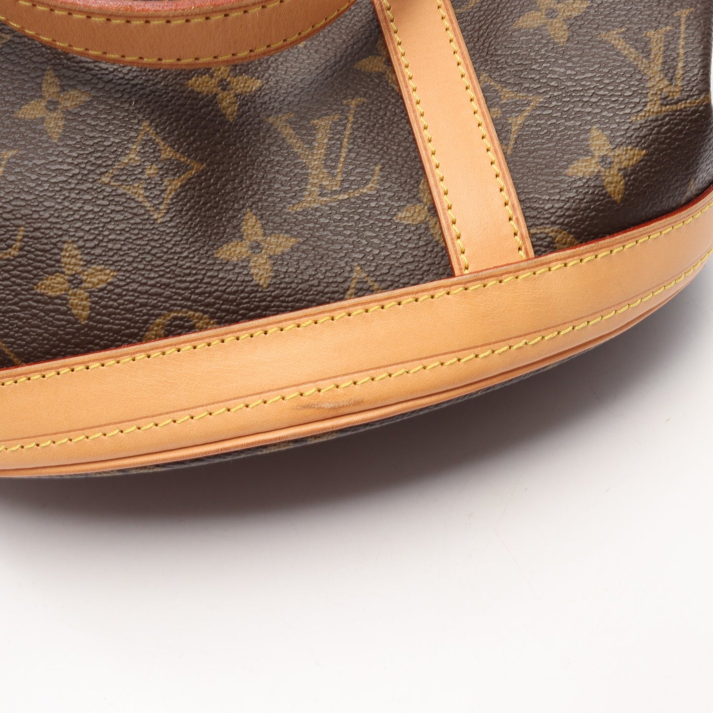 バケットGM モノグラム ショルダーバッグ PVC レザー ブラウン ルイヴィトン バッグ LOUIS VUITTON