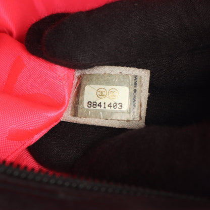 カンボンライン ボーリングバッグ ショルダーバッグ レザー ブラック シルバー金具 シャネル