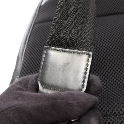 ミカエル ダミエグラフィット バックパック リュックサック PVC レザー ブラック ルイヴィトン