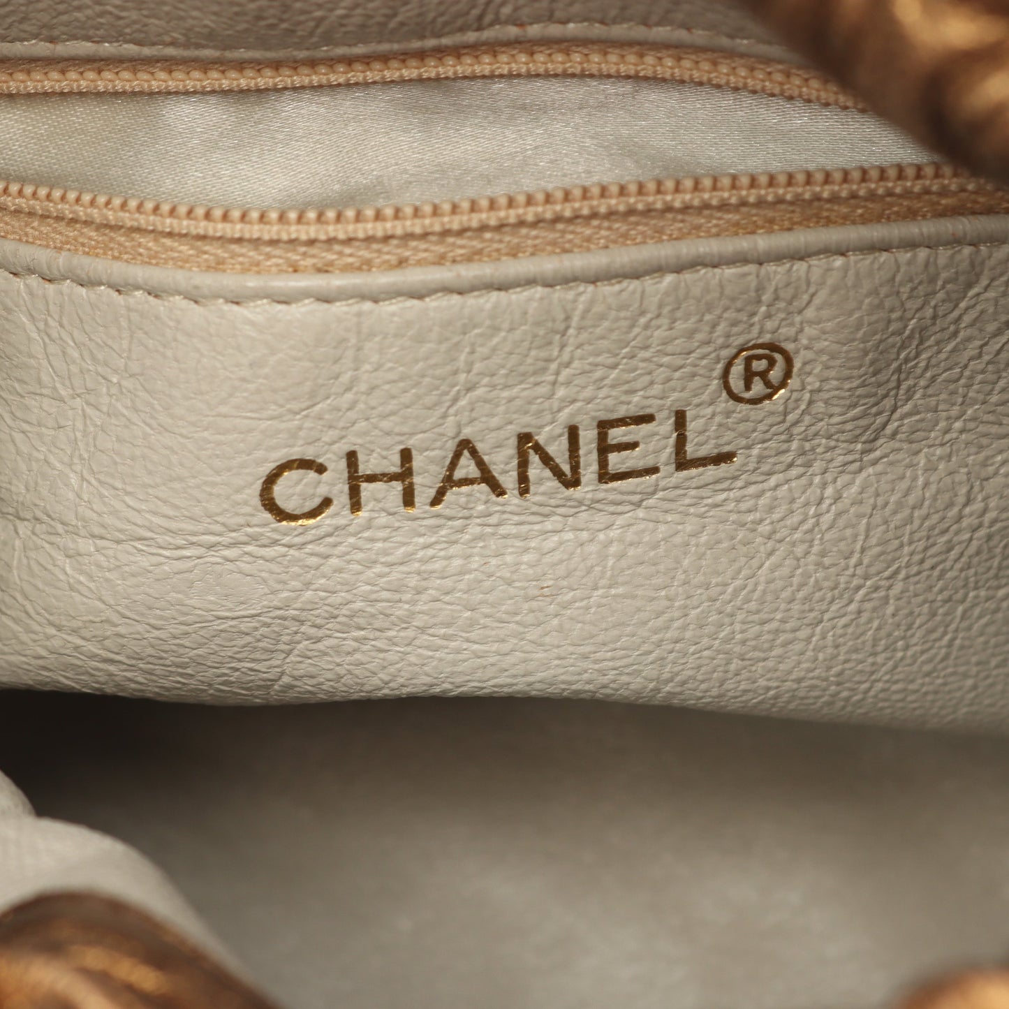 マトラッセ 巾着 ショルダーバッグ ラムスキン ゴールド ゴールド金具 シャネル バッグ CHANEL