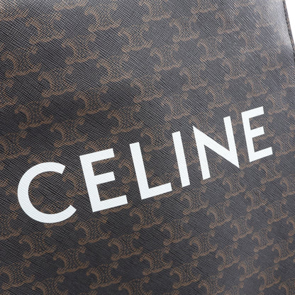 スモール バーティカル カバ トリオンフ 2WAY ハンドバッグ トートバッグ PVC レザー ブラック ブラウン セリーヌ バッグ CELINE